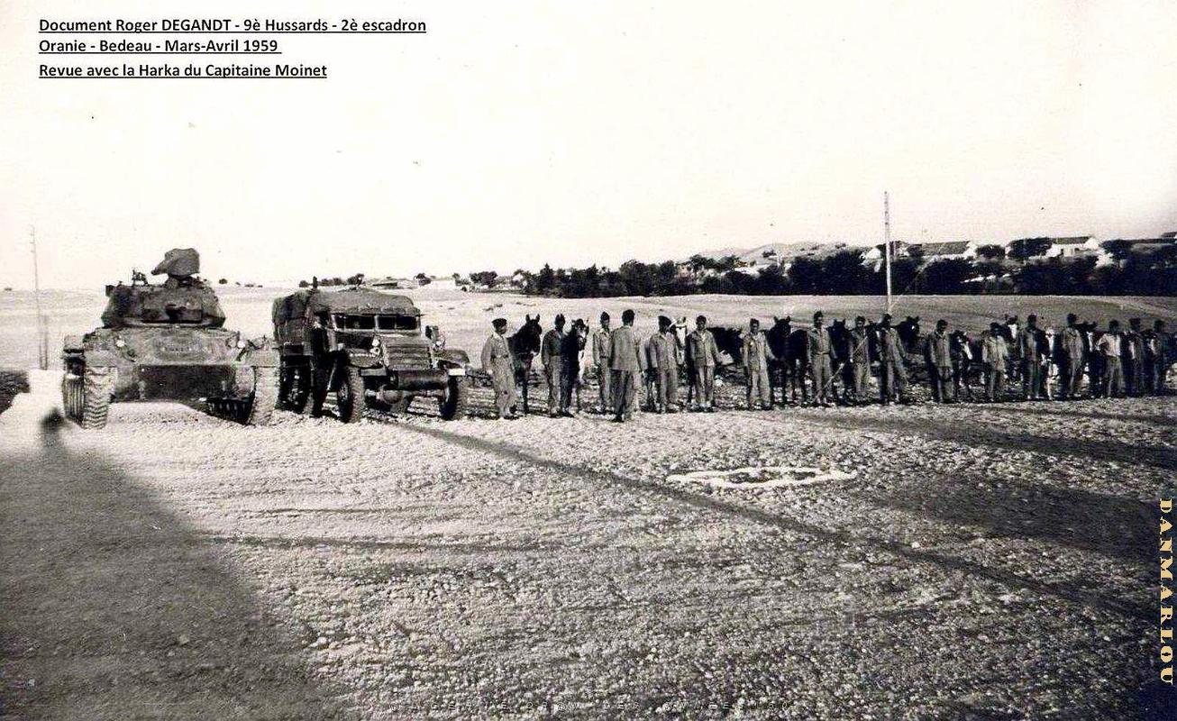 2395- Bedeau - 9e Hussards - 2e Escadron - Harka du Capitaine Moinet - 1959.jpg